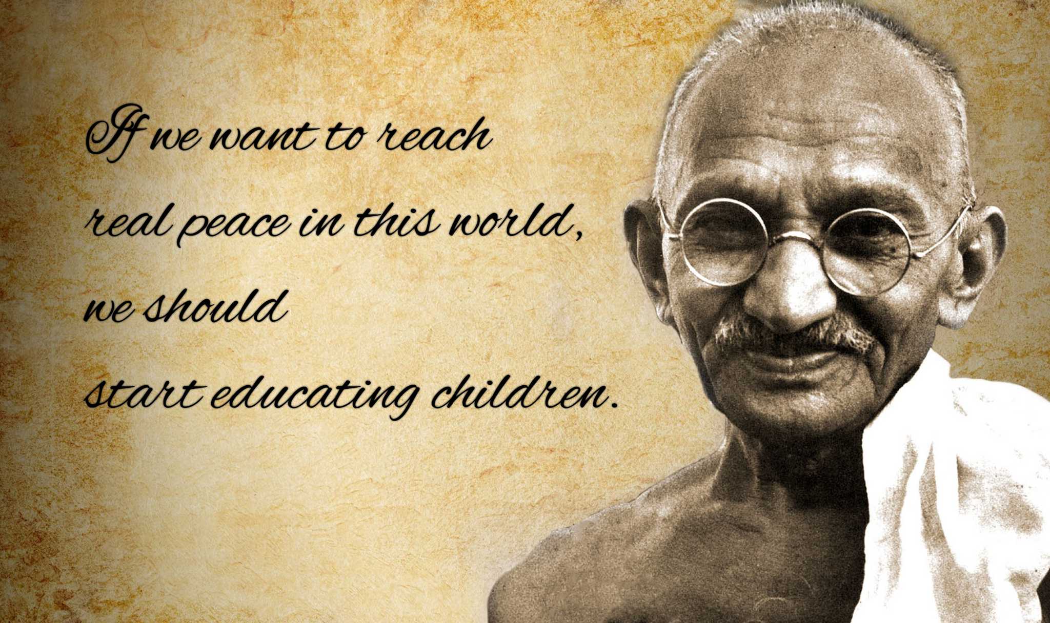 10 Inspiring Educational Quotes by Mahatma Gandhi | Scoonews.com
