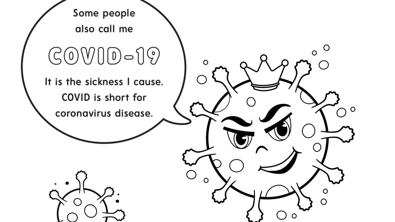 Download Coloring Book That Teaches About Coronavirus Playfully Scoonews Com