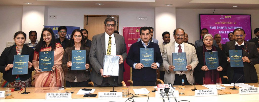 NITI Aayog’s AIM releases the Atal Tinkering Lab Handbook