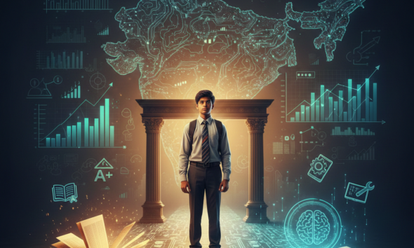 Economic Survey 2025–26, India education trends, NIPUN Bharat, vocational training India, secondary school retention, school leader insights, NEP 2020 progress