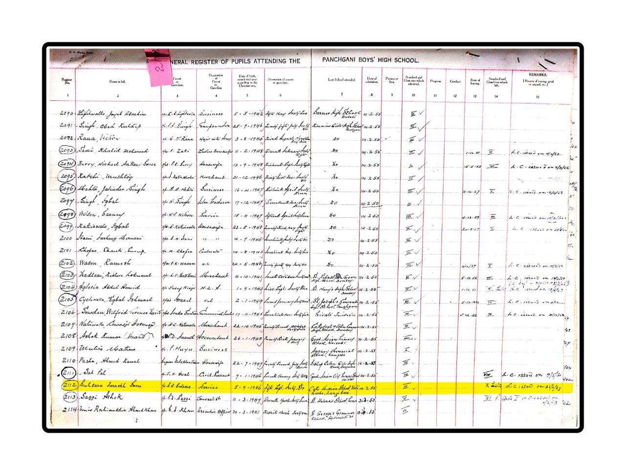 General register